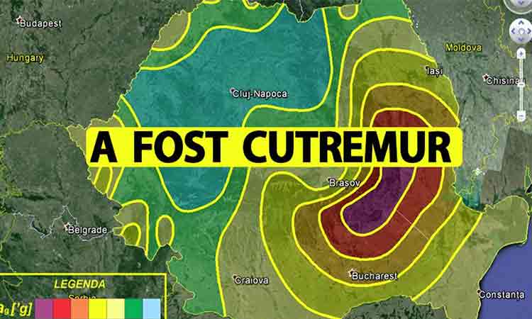 ULTIMA ORA: Cutremur in Romania. Unde a avut loc si ce magnitudine a avut