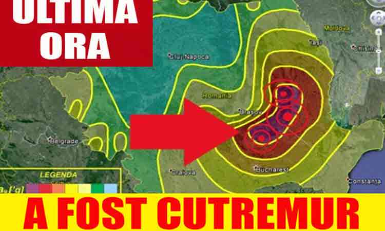 ULTIMA ORA: Cutremur in Romania. Zonele in care a fost resimtit si ce magnitudine a avut