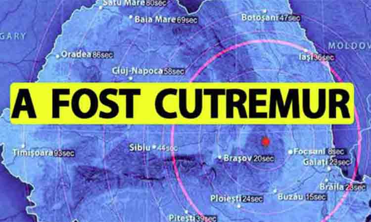 ULTIMA ORA: Cutremur mai putin obisnuit in Romania! Unde a avut loc si ce magnitudine a avut
