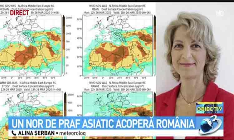 Alerta: Nor de praf asiatic deasupra Romaniei. Medicii ne sfatuiesc sa nu deschidem geamurile
