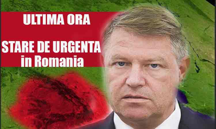 ULTIMA ORA: Presedintele Klaus Iohannis declara STARE DE URGENTA in Romania. De cand incepe