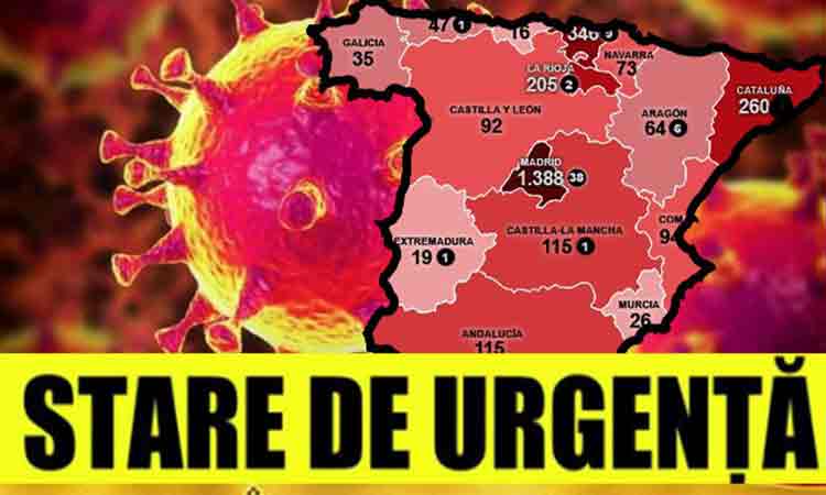 Spania a decretat stare de urgenta. Regulile drastice care ii vor afecta inclusiv pe romani