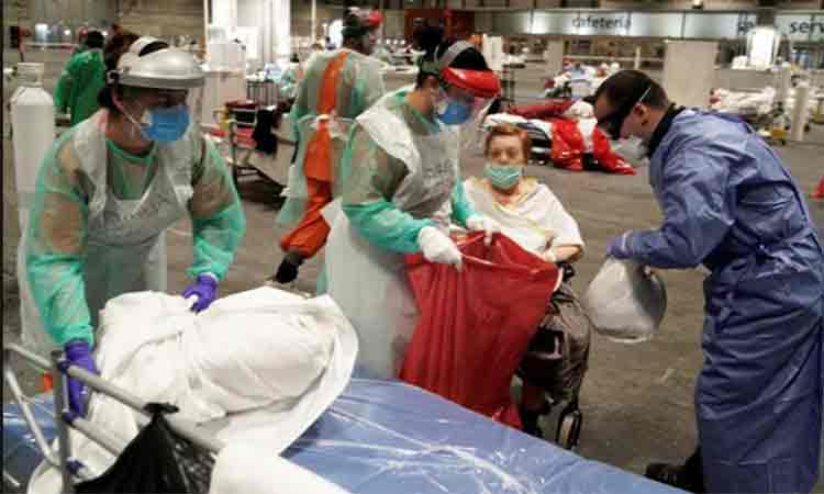 ZI NEAGRA: Spitalele din Catalonia sunt aproape de colaps. Pacientii in stare critica nu mai sunt internati