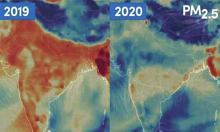 Nivelul poluarii a scazut semnificativ in India dupa instituirea carantinei: „N-am vazut un cer atat de albastru de 10 ani”