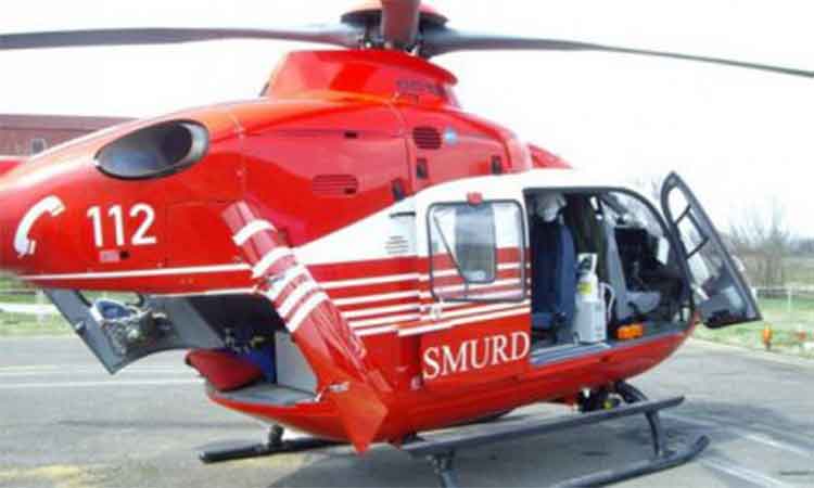 Un elicopter SMURD s-a defectat in timpul unei misiuni in Targu-Jiu