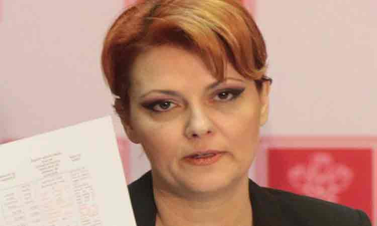 Lia Olguta Vasilescu sare la gatul lui Orban: „Vom avea sustinere ca acest Guvern sa cada”