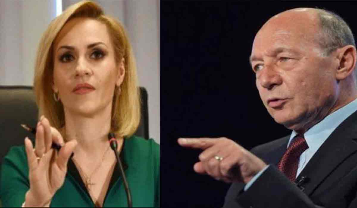 Basescu o provoaca pe Firea la o dezbatere in doi, dupa ce si-a facut testele cerute de actualul primar, anti-COVID si antidrog