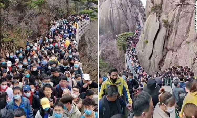 Turism in pandemie: China a avut peste 637 de milioane de turisti intr-o singura saptamana