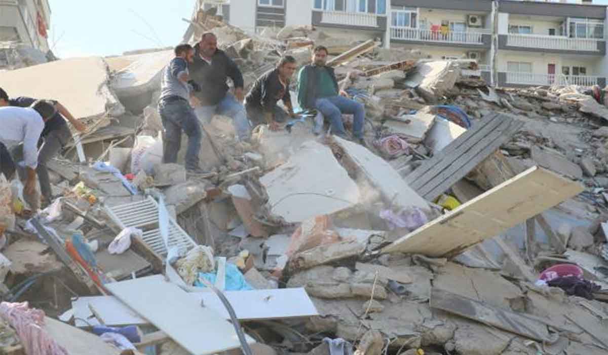 Imagini apocaliptice din Turcia si Grecia, dupa cutremurul devastator de 7 grade.
