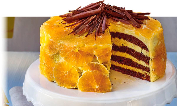 Tort delicios cu portocale si ciocolata, o reteta pentru toata familia