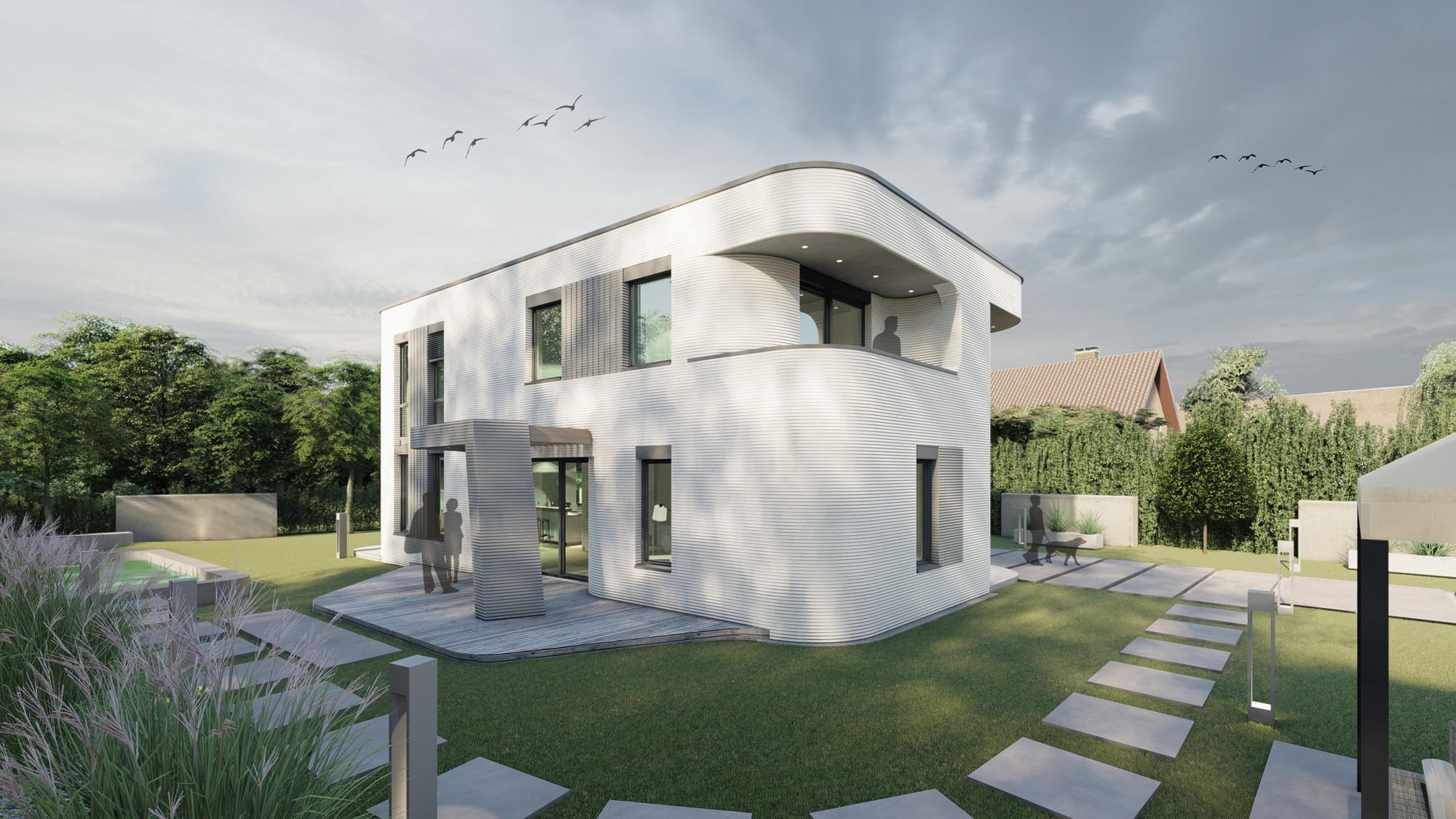 O cladire de apartamente tiparita 3D este dezvoltata in Germania