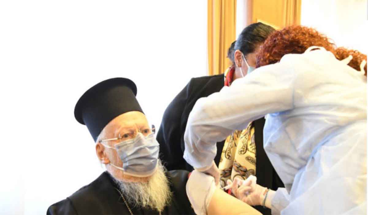Patriarhul Ecumenic Bartolomeu, prima declaratie dupa ce s-a vaccinat anti-COVID-19