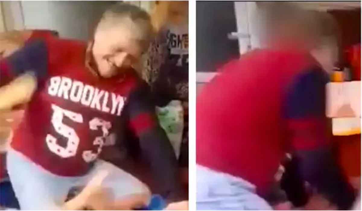 Un nou caz de violenta zguduie Romania. Un barbat din Suceava, filmat in timp ce isi loveste cu salbaticie copilul de doar 8 ani