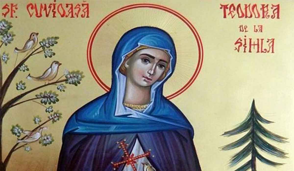 Calendar ortodox 7 august. Este praznuita Sfanta Teodora de la Sihla! Multe romance poarta numele ei