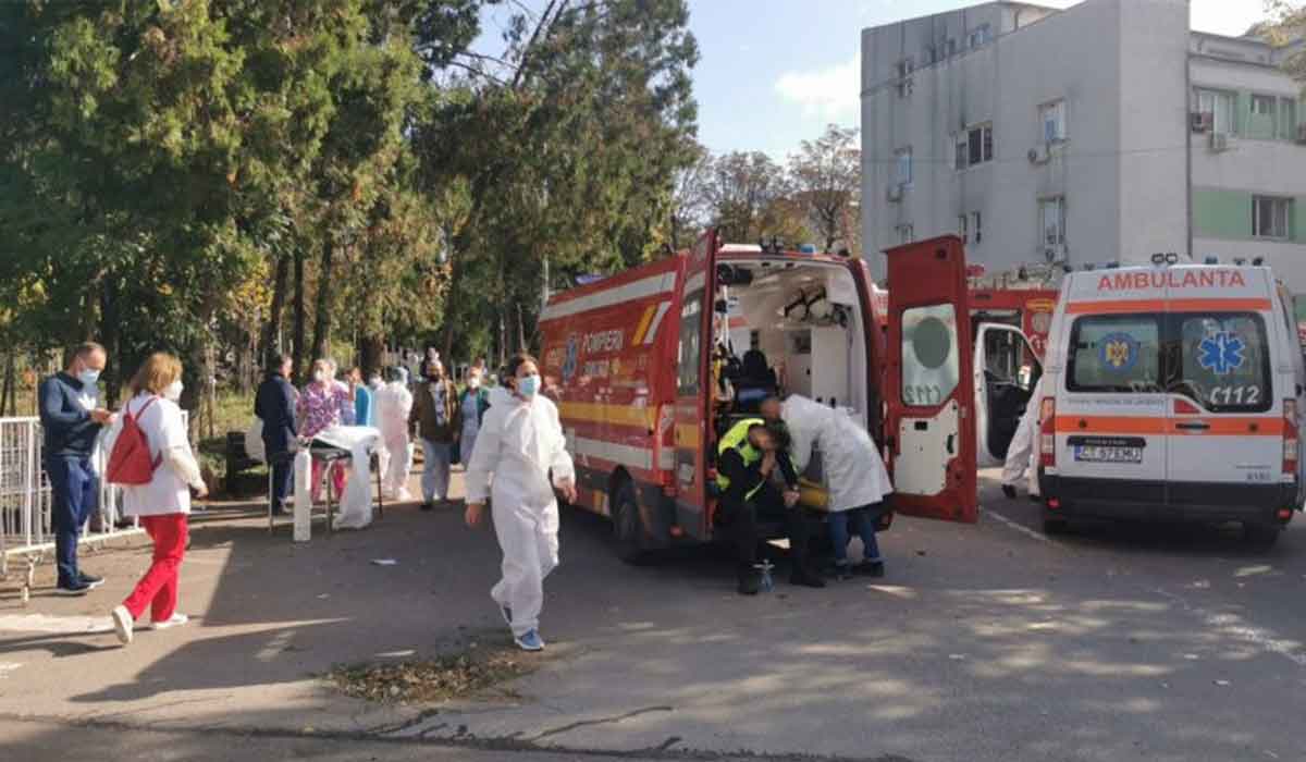 Incendiu puternic la sectia ATI a Spitalului de Boli Infectioase din Constanta. Sunt mai multe persoane decedate